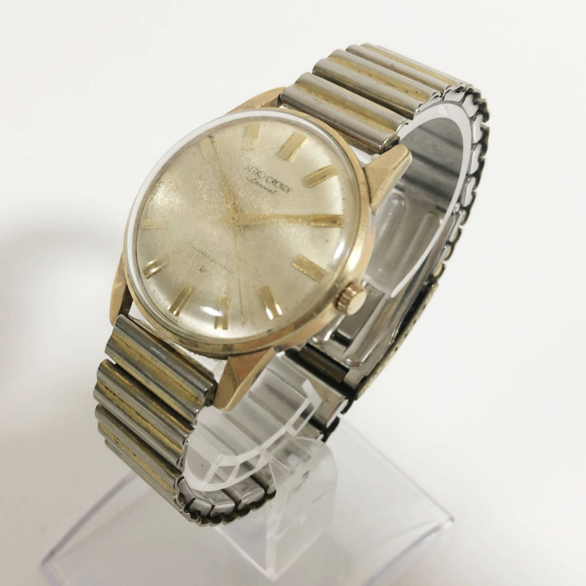 ☆1円〜 SEIKO CROWN special セイコー 腕時計 男性用自動巻き時計 23石