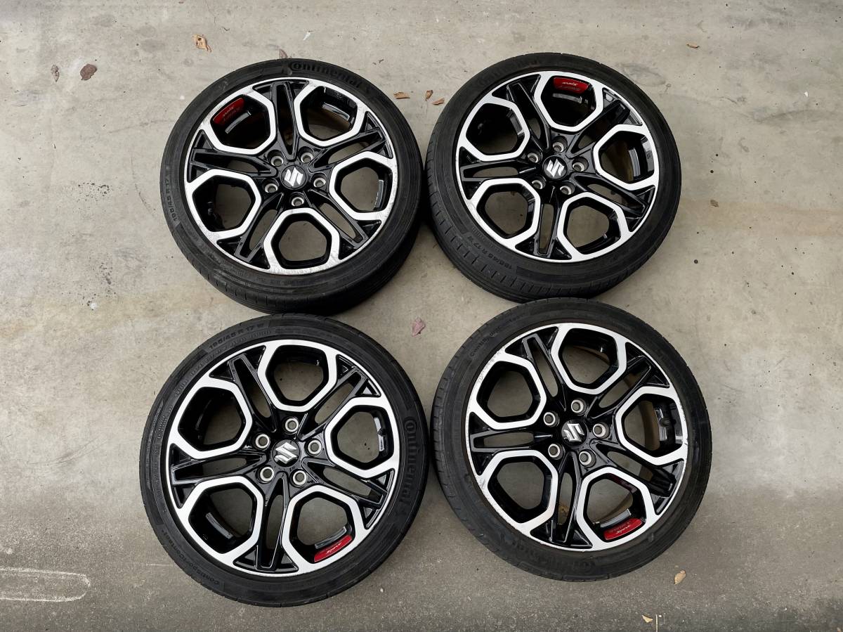 ZC33S スイフトスポーツ 純正17インチタイヤホイール【4本セット】195 