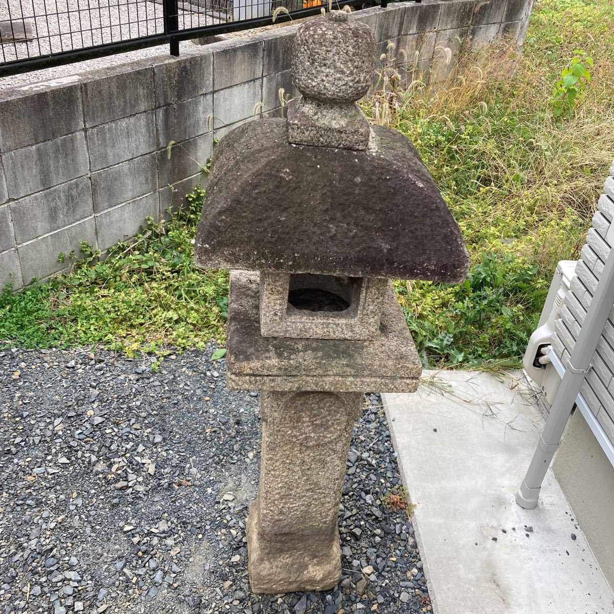 石灯篭 引き取り限定 灯篭 庭 日本庭園 【公式通販】
