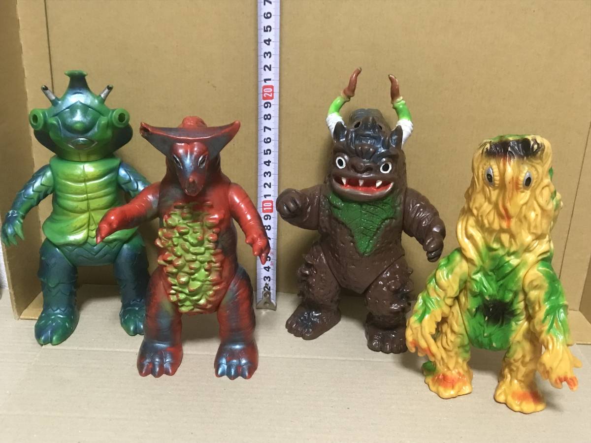 マルサン アントラー ゴモラ ミクラス ブルマァク ヘドラ ソフビ 4体 