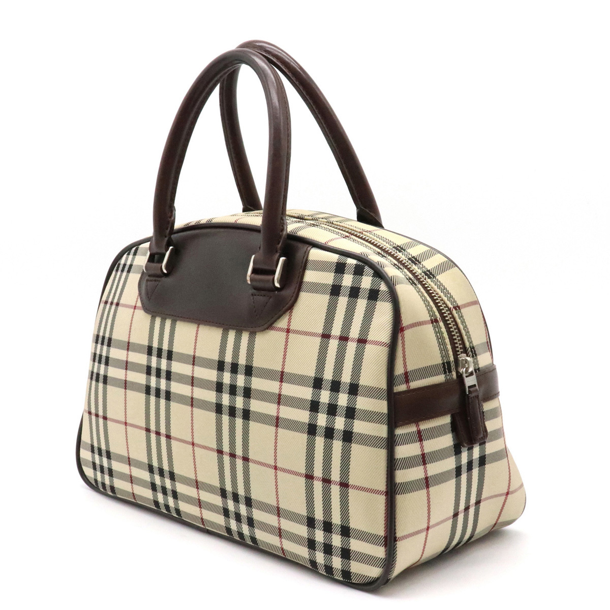 BURBERRY バーバリー ノバチェック チャック柄 ハンドバッグ ミニ