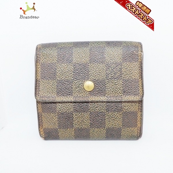 ルイヴィトン LOUIS VUITTON Wホック財布 N61652 ポルト モネ・ビエ