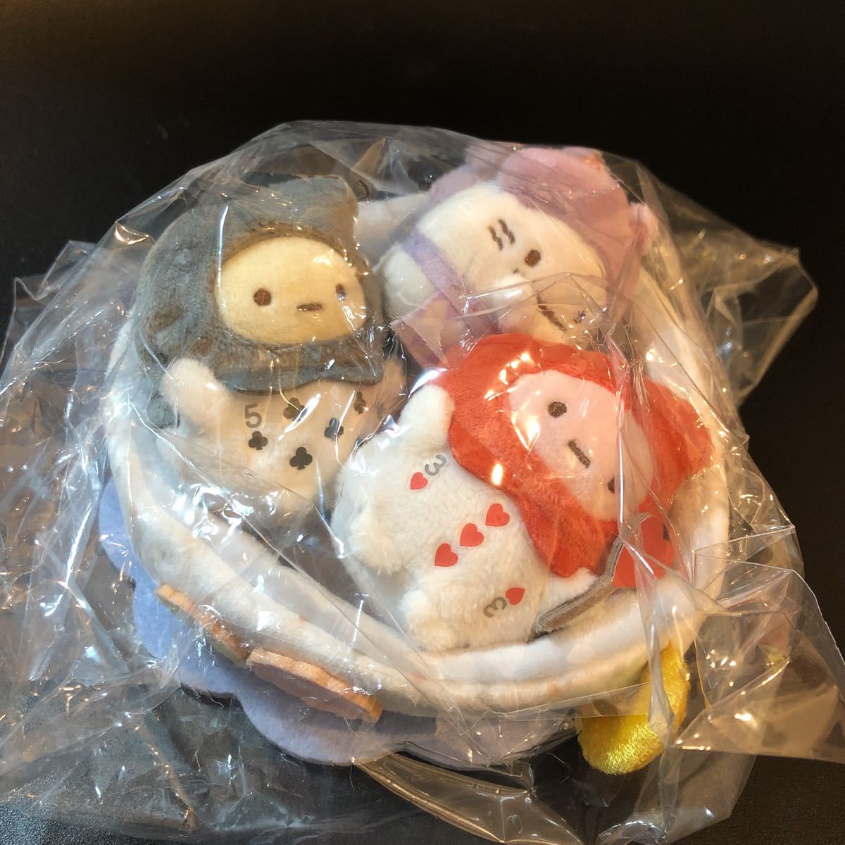 タグ付き すみっコぐらし ふしぎの国のすみっコ てのりぬいぐるみ ロフト限定 たぴおか おばけ アリス LOFT トランプ チェシャ猫