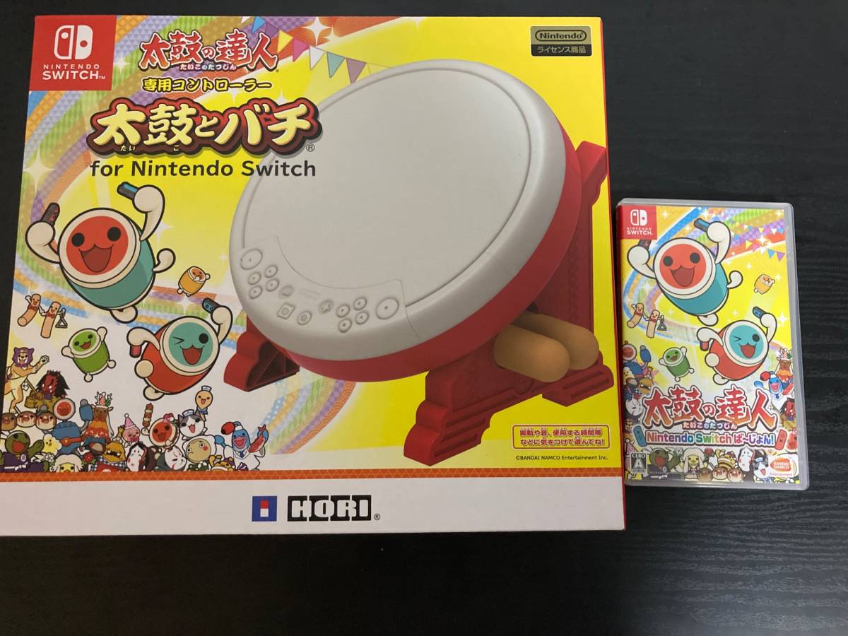 セット HORI 太鼓の達人 専用コントローラー＋太鼓の達人ソフト