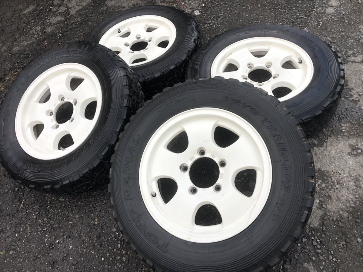 ジムニー トーヨー トランパスMT 社外アルミ 4本セット ばか