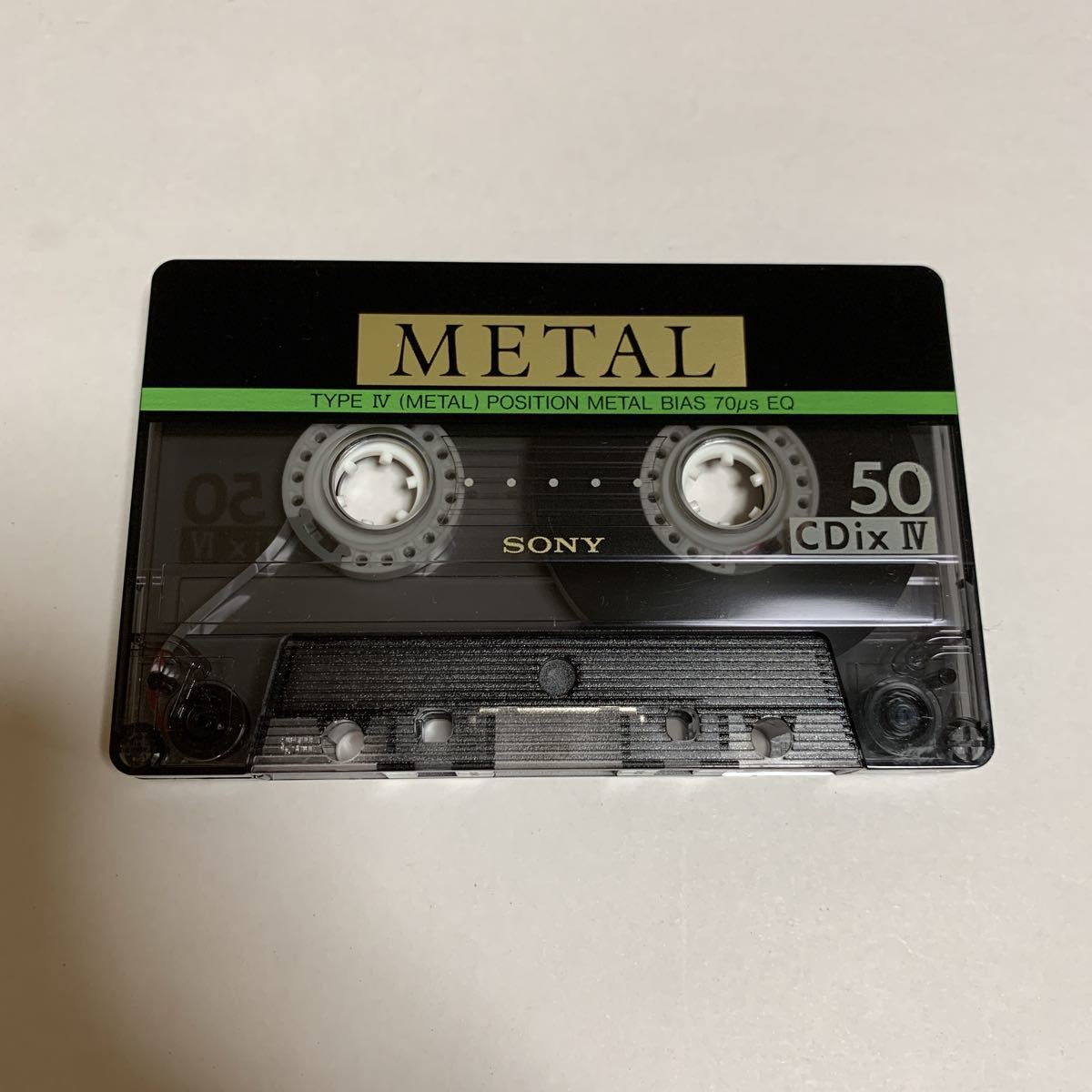 12. カセットテープ SONY CDix IV 50分 1本 メタルポジション 録音済か不明 中古品 美品 送料無料