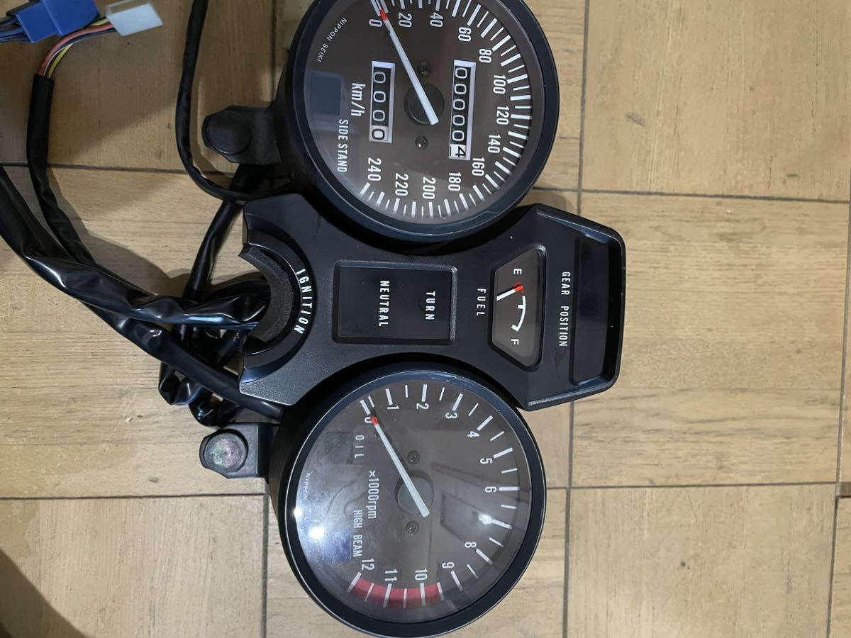 GSX400F GSX400FS インパルス スピードメーター タコメーター 当時物