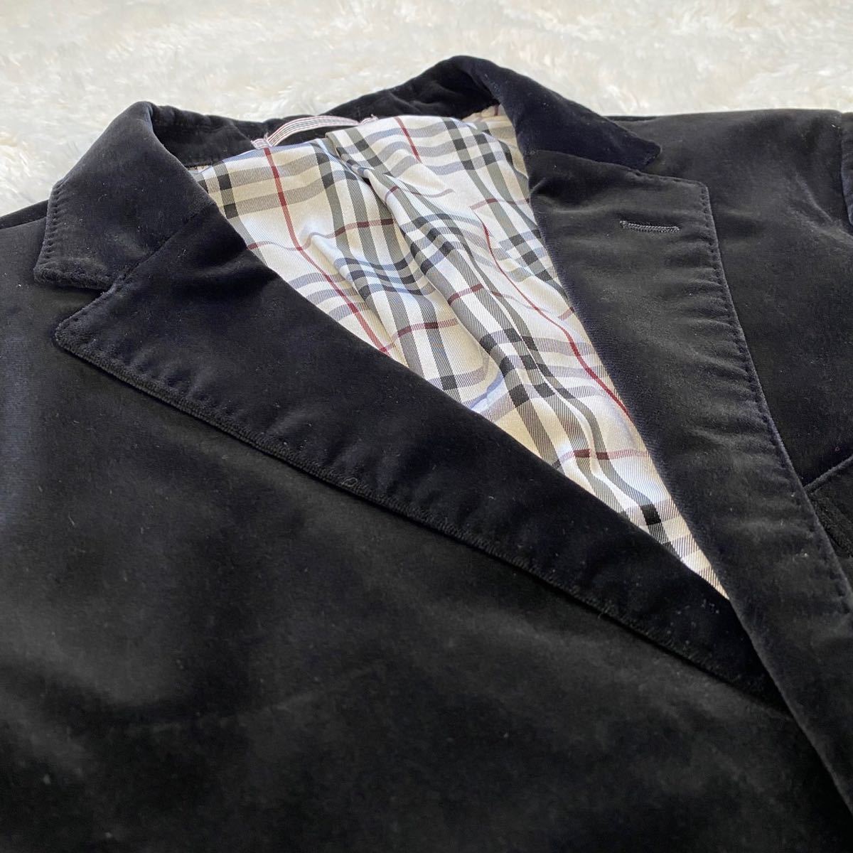 極美希少LLサイズ バーバリーブラックレーベル ステンカラーコート