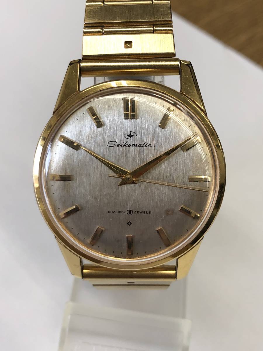 セイコー マチック 30石 SEIKO SEIKOMATIC Cal.603 金機械 初代