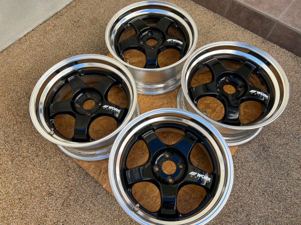 WORK MEISTER S1 17インチ 8.0J 100 4h 旧モデル レア 希少 深リム