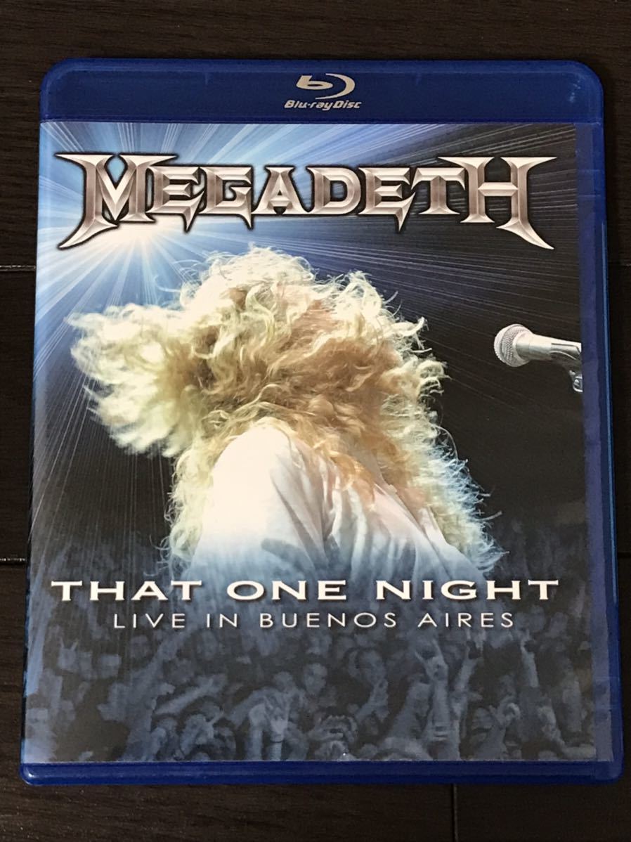 MEGADETH THAT ONE NIGHT LIVE IN BUENOS AIRES Blu-ray 輸入盤