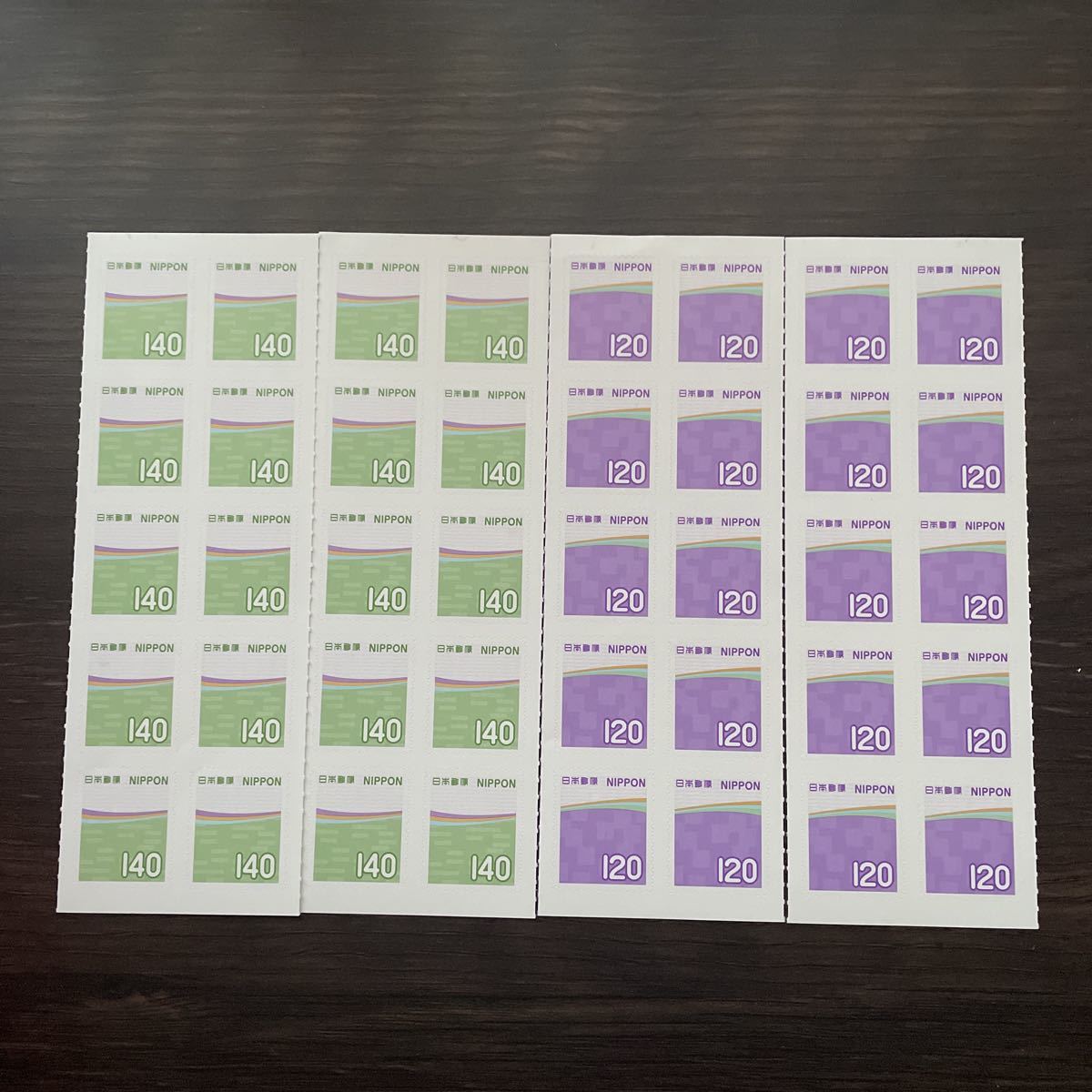 切手 - 切手 イラスト素材 のり式180円普通切手・雀（1シート100枚）｜