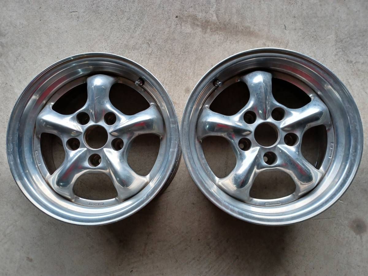 グッカーズ ワーク WORK クロム 15インチ×8.5J 4-100 No.1169【WORK