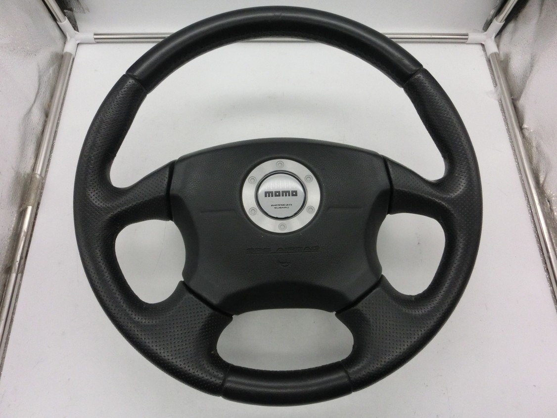 赤字超特価，新作 T せ1-26 100サイズ MOMO モモ/スバル純正オプション/インプレッサ/レザーステアリング/ 動作未確認/ ダメージ有(スバル用)｜売買されたオークション情報、yahooの商品情報をアーカイブ公開 - オ スバル用