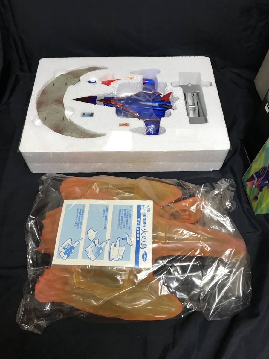 UNIFIVE 超真合金科学忍者隊ガッチャマン (ユニファイブ) EX合金 G-5(ゴッドフェニックス) 火の鳥 （株）バンプレストユニファイブ超真合金　科学忍者隊ガッチャマン「ゴッドフェニックス」初回限定版火の鳥付き（箱開封もケース収納状態）