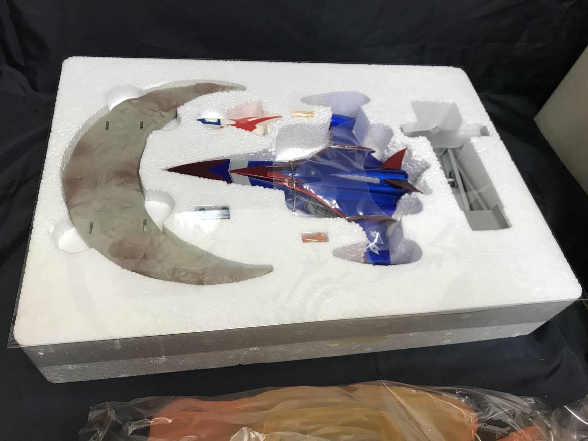 UNIFIVE 超真合金科学忍者隊ガッチャマン (ユニファイブ) EX合金 G-5(ゴッドフェニックス) 火の鳥 （株）バンプレストユニファイブ超真合金　科学忍者隊ガッチャマン「ゴッドフェニックス」初回限定版火の鳥付き（箱開封もケース収納状態）