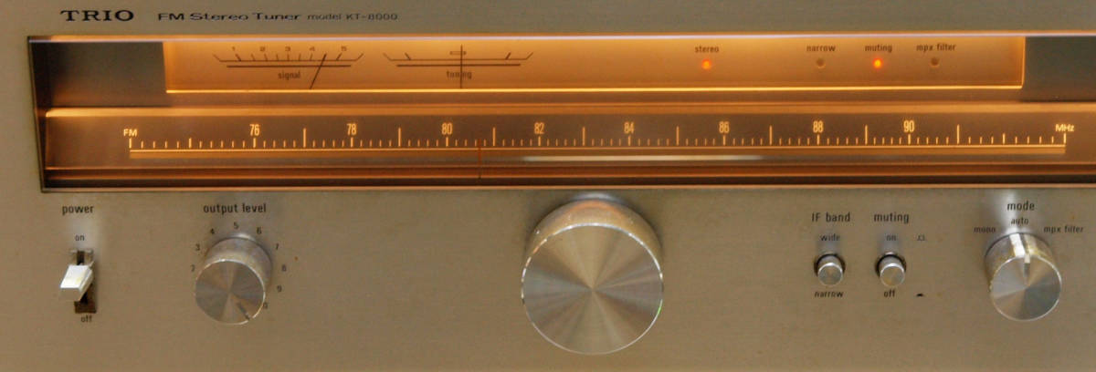 【完動品・美品】TRIO トリオ KT-8000 FMステレオチューナー TRIO トリオ KT-8000 チューナー動作確認済 【公式通販】