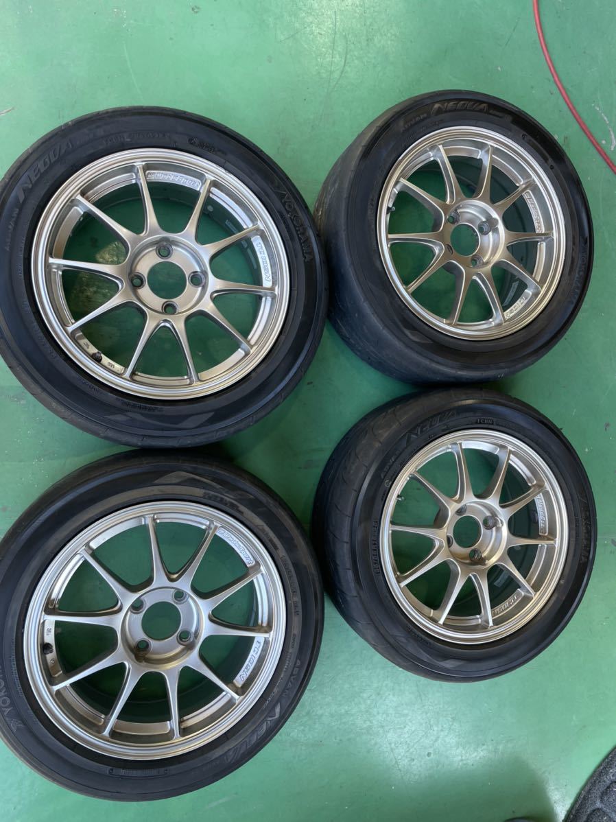 ウェッズスポーツ TC105N 15インチ pcd100 7J +38、+43 MR-S 