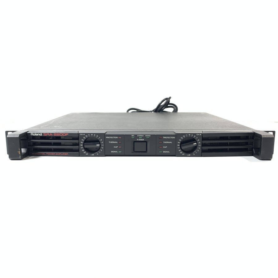 Roland SRA-2200F ローランド PAアンプ☆現状品 ローランド Roland