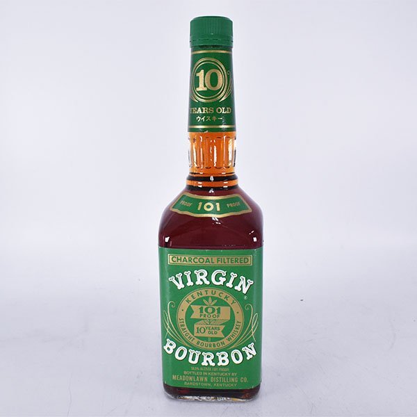 古酒☆ヴァージン バーボン 10年 ＊箱付 750ml 50.5% バーボン