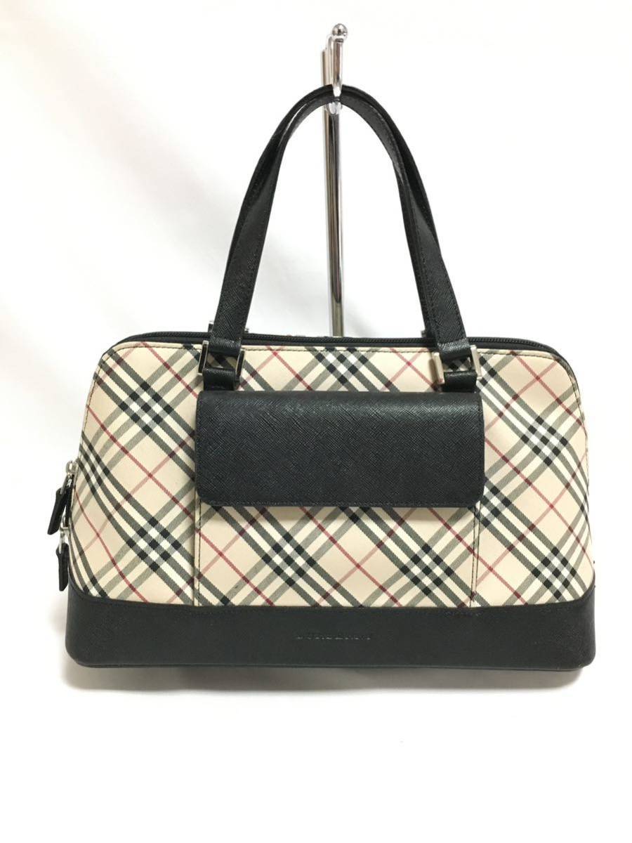 美品】 バーバリー チェック ハンドバッグ ショルダーバッグ BURBERRY