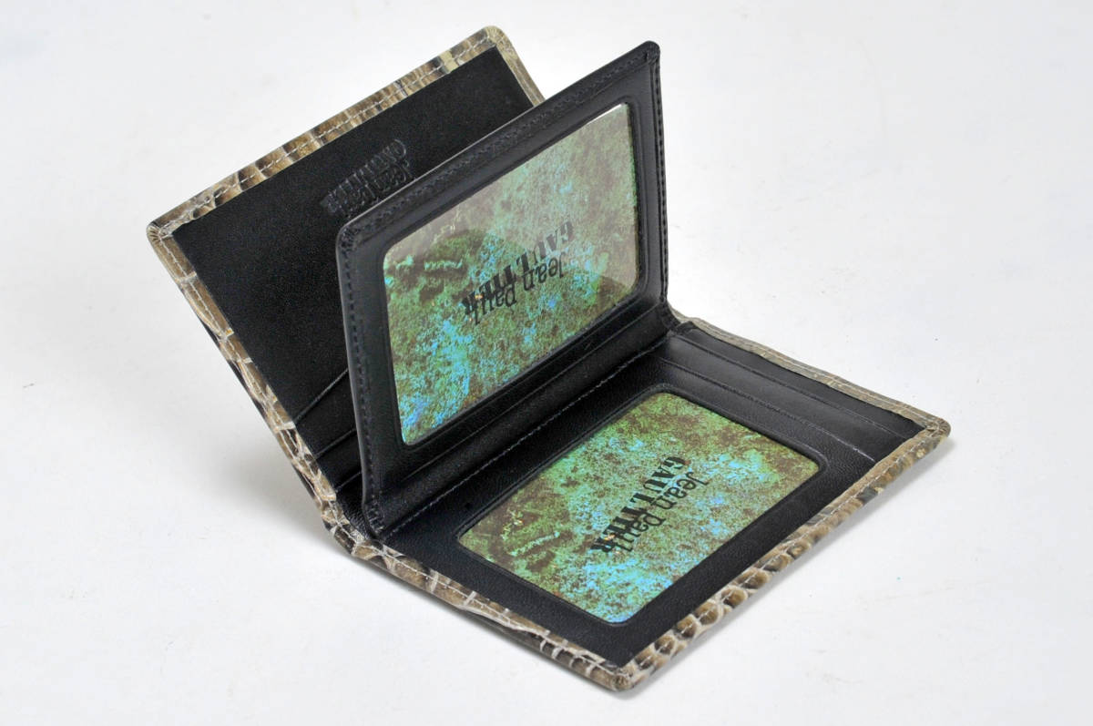ジャンポール ゴルチエ Jean Paul GAULTIER クロコダイル カードケース 