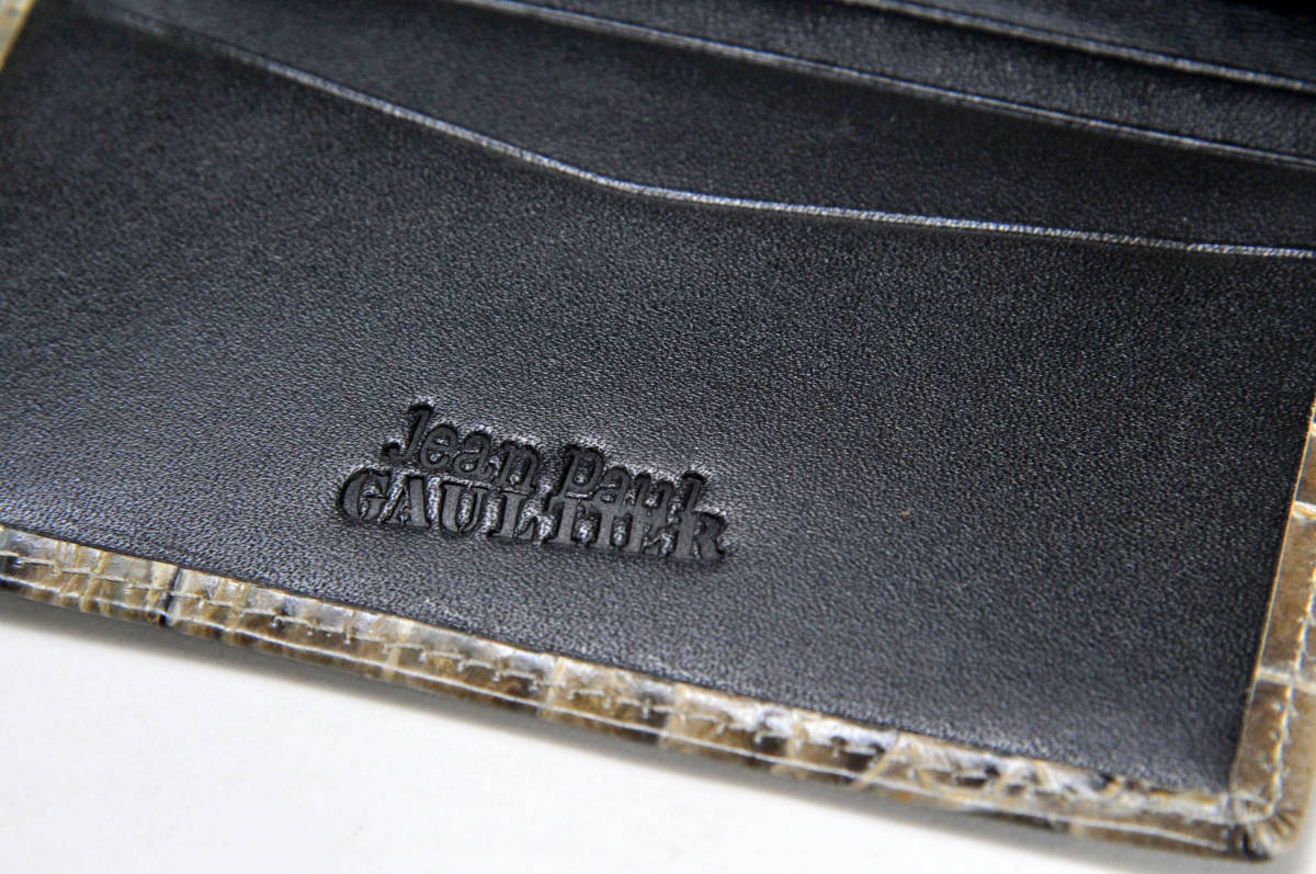 ジャンポール ゴルチエ Jean Paul GAULTIER クロコダイル カードケース 
