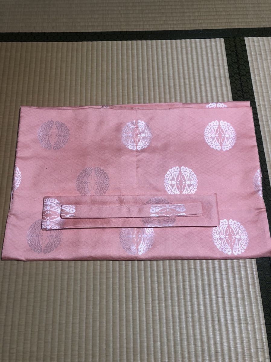 女子神職　　表衣　　テトロン無双　肩裏付きオメリなし　標準　ピンク系　新品