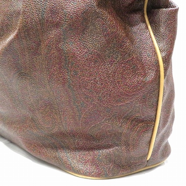 ETRO エトロ ペイズリー柄 べっ甲ハンドル ショルダーバッグ 2way