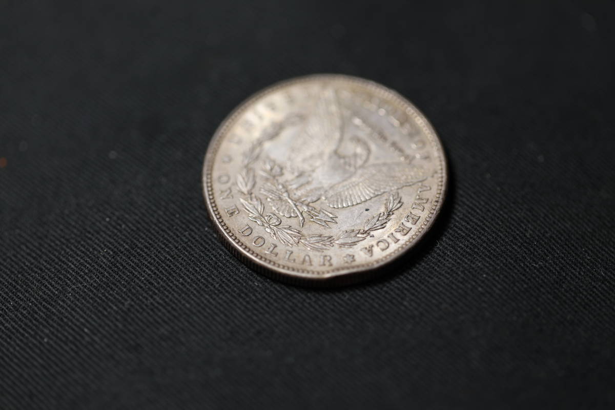 B3057）古銭 1884年 モルガンダラー アメリカ1ドル銀貨 イーグル