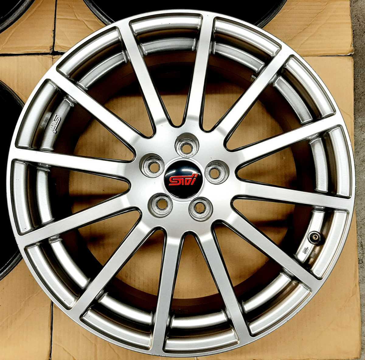 希少】スバル レガシィ STI 純正オプション 7.5J 18インチ ホイール 4 