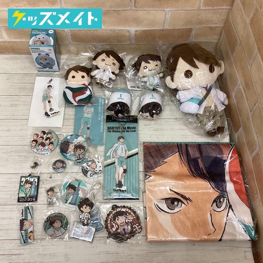 現状】 ハイキュー!! グッズ まとめ売り キャラ分け 及川徹 缶バッジ 