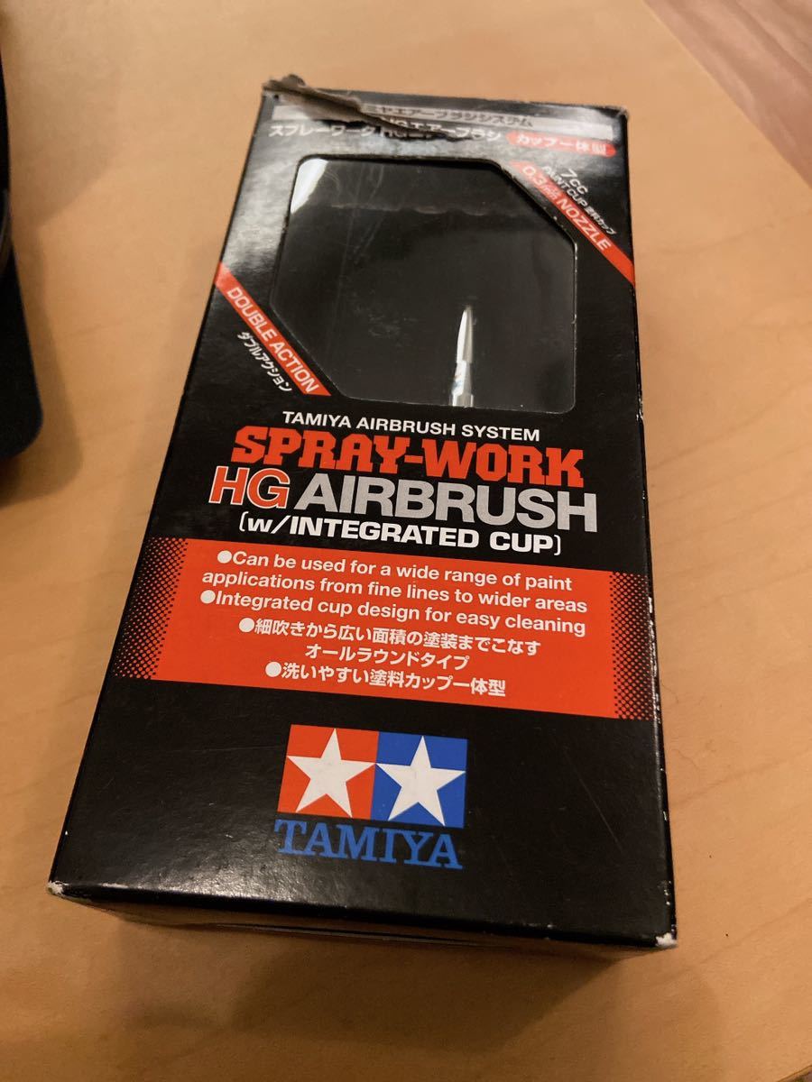 タミヤ プラモデル 塗装ブース エアブラシ コンプレッサー 3点セット