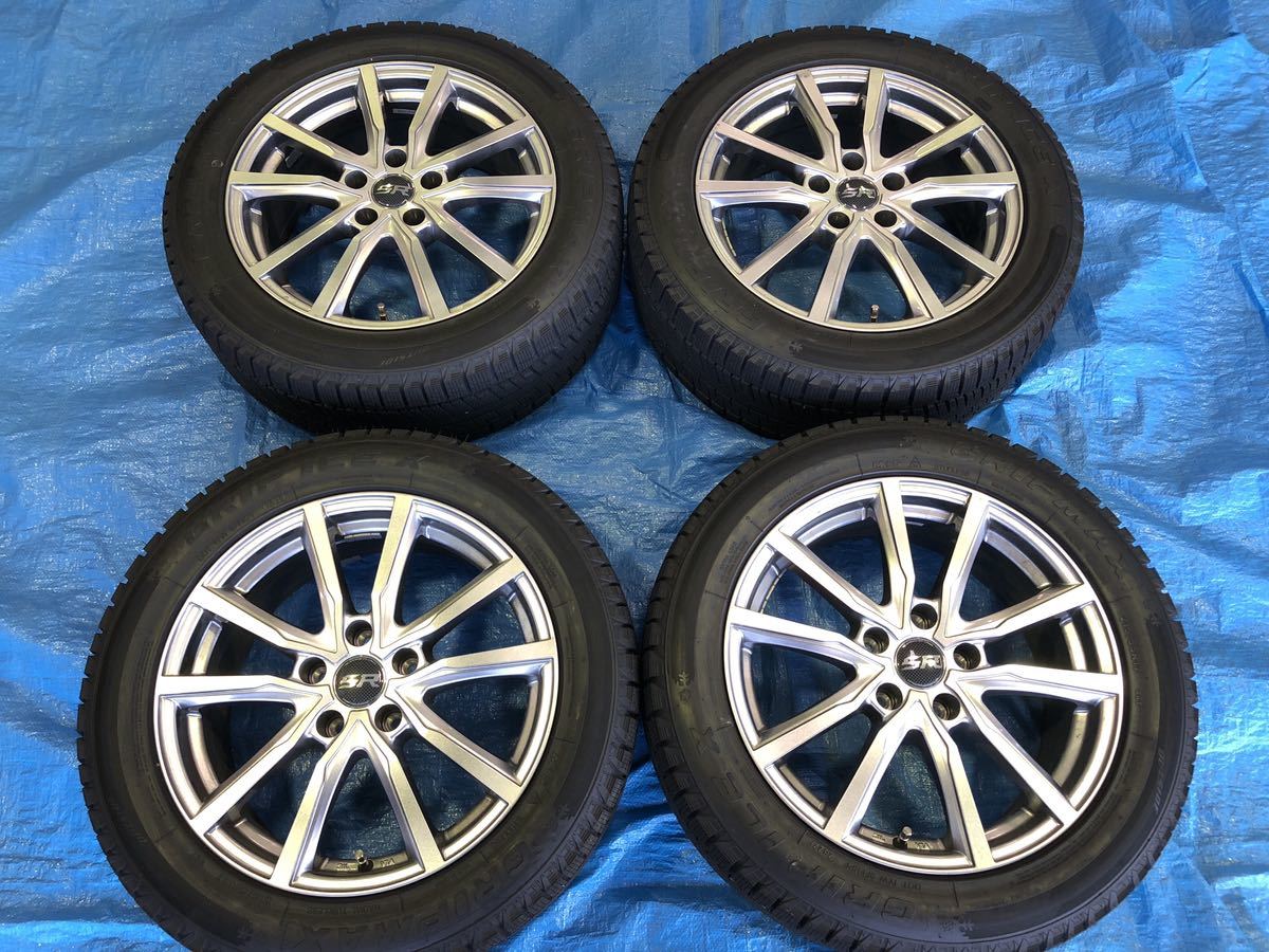 【人気定番，HOT】 メーカー不明 ホイール 17&times;7J 38 スタッドレス GRIPICE X 215/55R17 ほぼ 4本(スタッドレスタイヤ)｜売買されたオークション情報、yahooの商品情報をアーカイブ公開 - オークファン 5穴