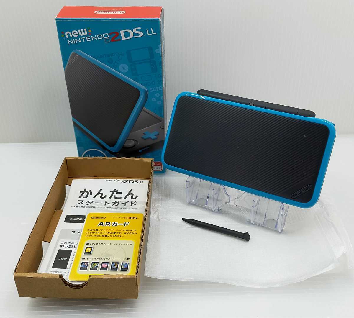 1円スタート】☆液晶美品☆Newニンテンドー2DSLL本体セット ターコイズ