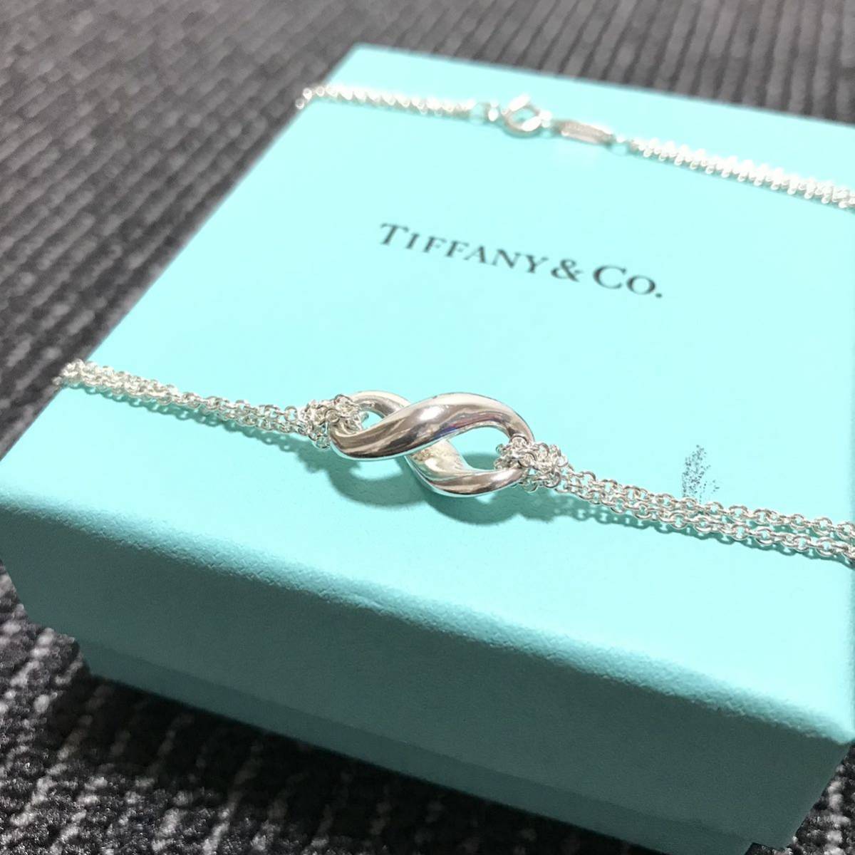 ティファニー】本物 TIFFANY&Co. ネックレス インフィニティ ダブル 