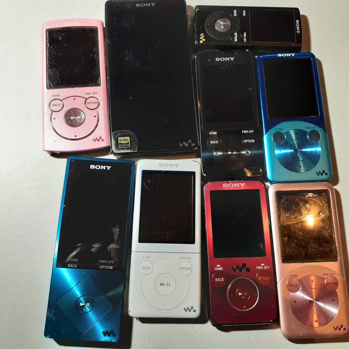 ◇◇SONY walkman 中古品 9個 ジャンク品 ソニー SONY ウォークマン