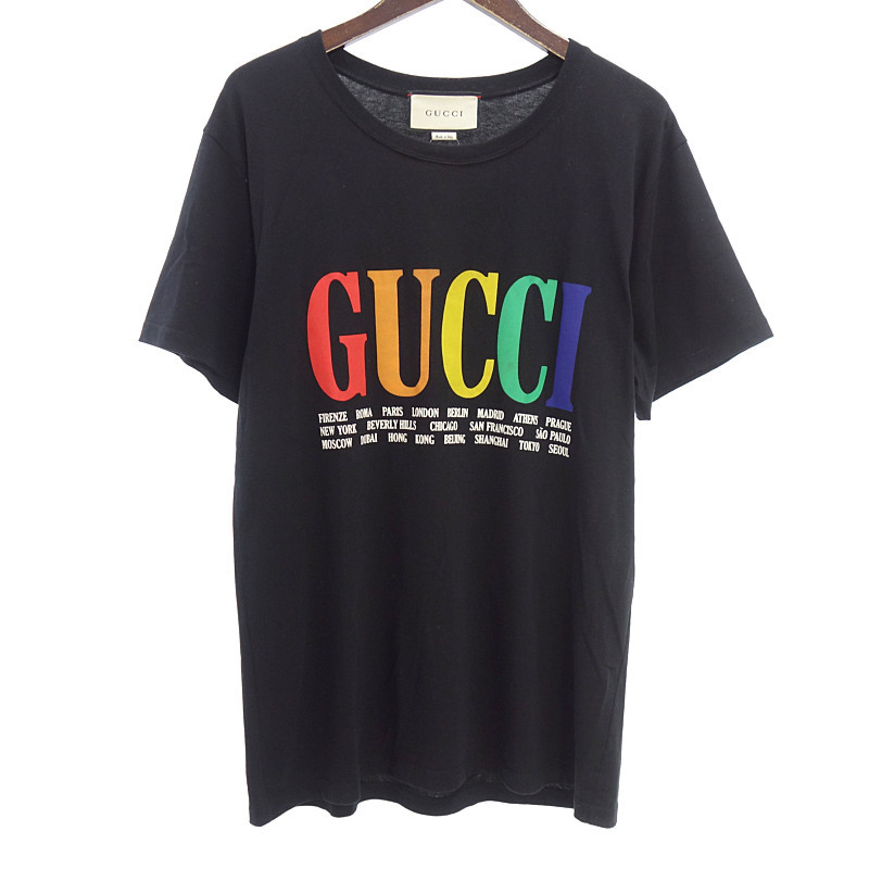 Tシャツ T-shirt jersey プリント Cotton GUCCI® in US with GUCCI公式 