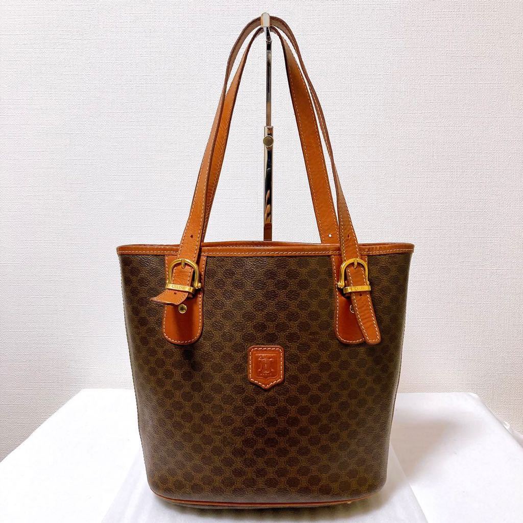 1円】 CELINE セリーヌ ヴィンテージ マカダム トートバッグ 1円】 CELINE セリーヌ ヴィンテージ マカダム トートバッグ