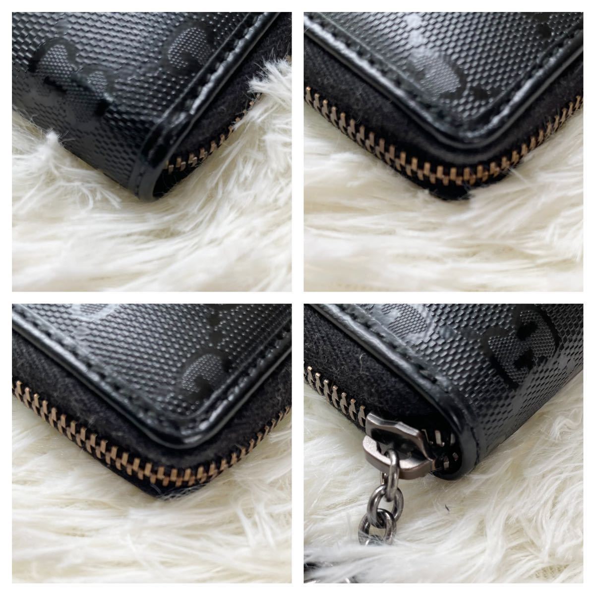 極美品】GUCCI グッチ インプリメ 長財布 ラウンドファスナー ジップ