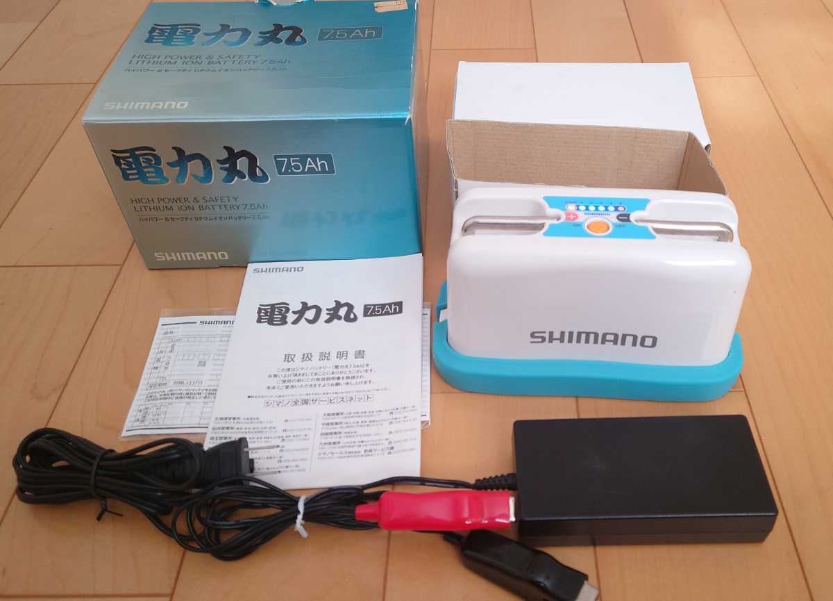 シマノ 電力丸 7.5Ah 訳あり リチウムバッテリー 電動リール用バッテリー SHIMANO(シマノ)｜売買されたオークション情報、yahooの商品情報をアーカイブ公開 - オークファン 電動