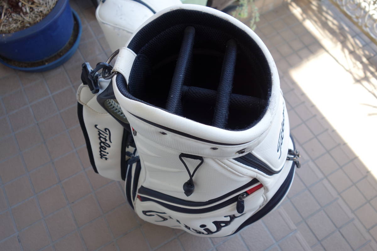 ☆ タイトリスト Titleist CB461 キャディバッグ ホワイト 9.0型