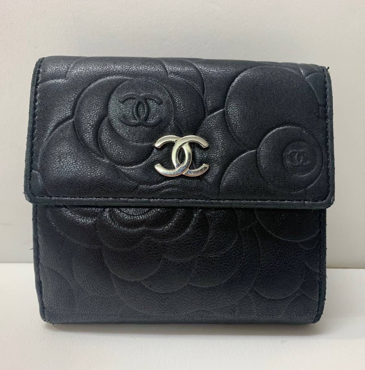 シャネル カメリア CHANEL ラムスキン ココマーク シャネルカメリア 
