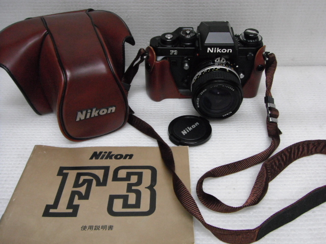 美品 Nikon ニコン F3 35mm 一眼レフフィルムカメラ レザーカバー 説明