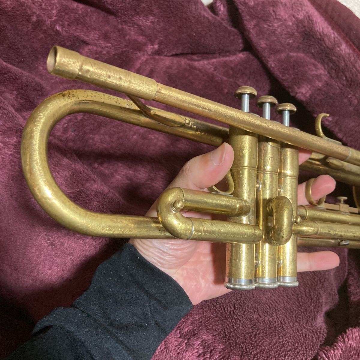 ジャンク YAMAHA YTR-236 シルキーと協業時代の名機 初心者に最適 吹き