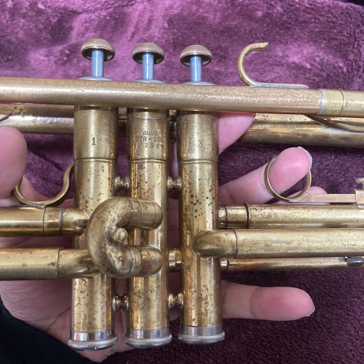 ジャンク YAMAHA YTR-236 シルキーと協業時代の名機 初心者に最適 吹き