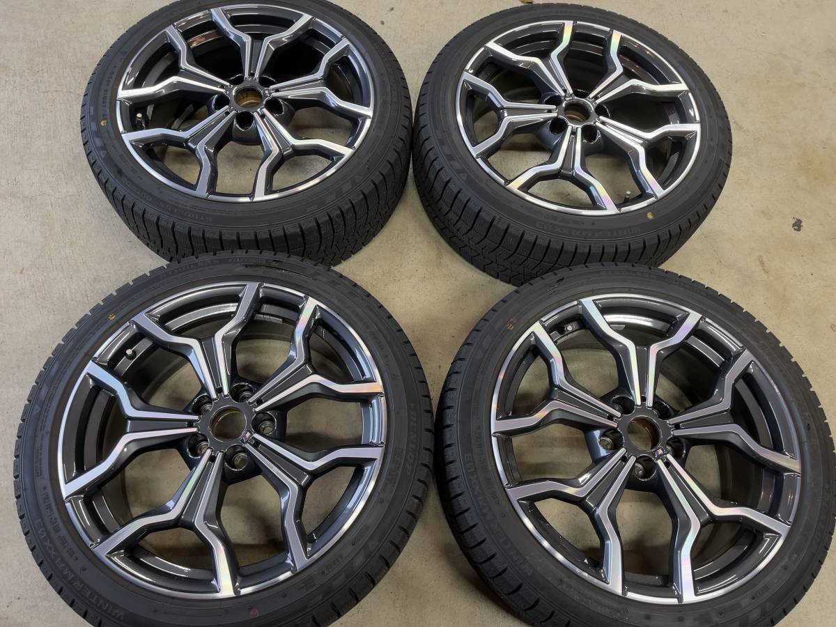 超激得，お買い得 BMW X1 F48 X2 F39 純正品 ウインターマックス03 バリ山付 19インチ 4本セット(スタッドレスタイヤ)｜売買されたオークション情報、yahooの商品情報をアーカイブ公開 - オークファン 5穴