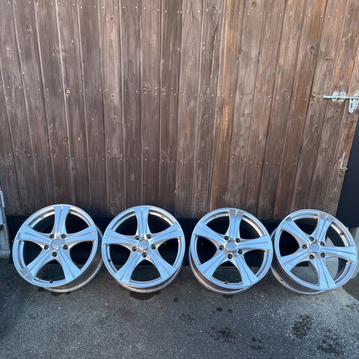 セール，限定SALE 17インチアルミホイールセット weds 17&times;7jj(社外品)｜売買されたオークション情報、yahooの商品情報をアーカイブ公開 - オークファン 5穴