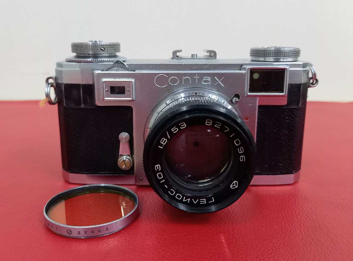 □A Contax IIa ZEISS IKON Germany レンジファインダー HELIOS-103