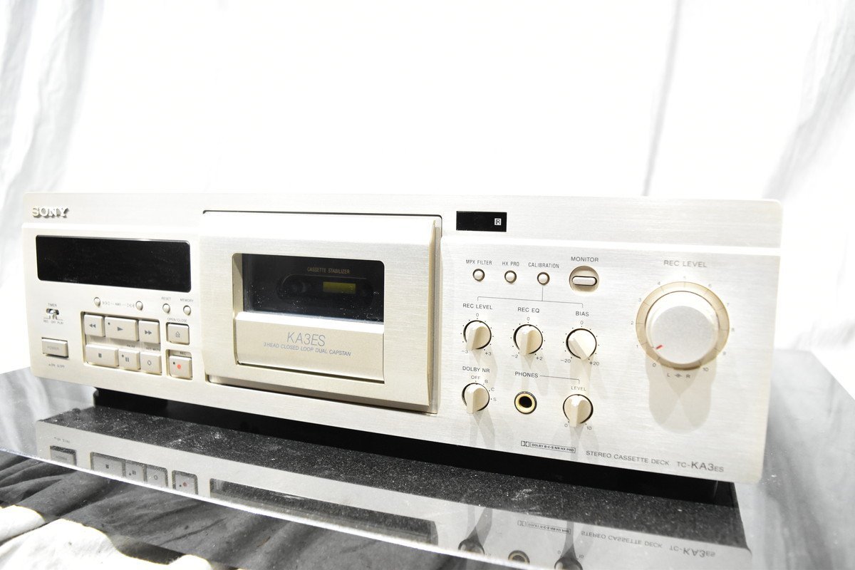 SONY ソニー カセットデッキ TC-KA3ES 動作品　ジャンク SONY ソニー カセットデッキ TC-KA3ES ジャンク品(一般)｜売買された